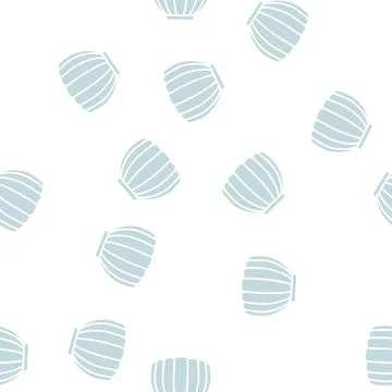 Bubble skirt glyph seamless pattern Illustrazione stock