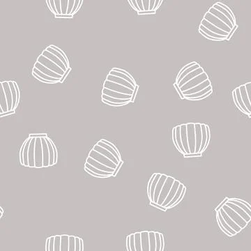 Bubble skirt line seamless pattern Illustrazione stock