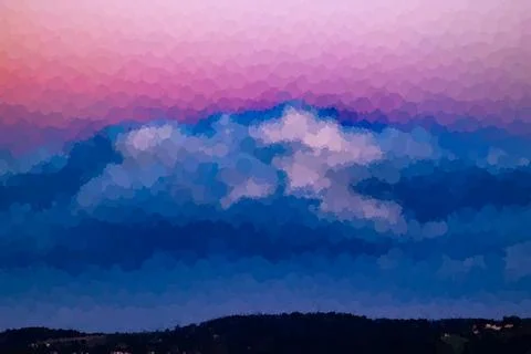 Bubble sky Stock Illustration