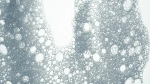 Bubble slow motion. Foam bubbles abstract. Stock Footage 160914879