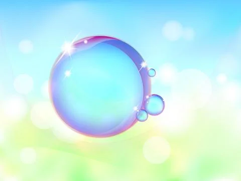 Bubble soap Stock Illustration