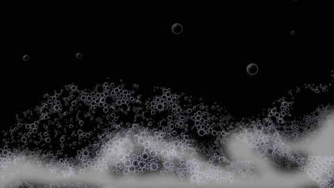 Bubble soap transparent background Video stock 281086562