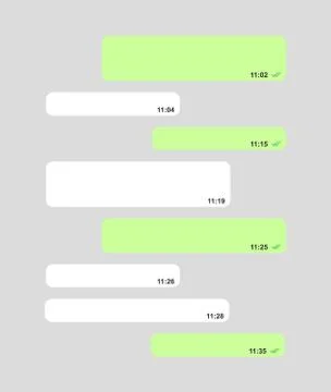 Bubble social screen chat window dialog on dark background Stock Illustration
