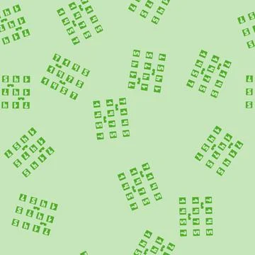 Bubble sort algorithm glyph vector seamless pattern イラスト素材