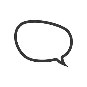 Bubble speak message communication icon.  Vector graphic 스톡 일러스트