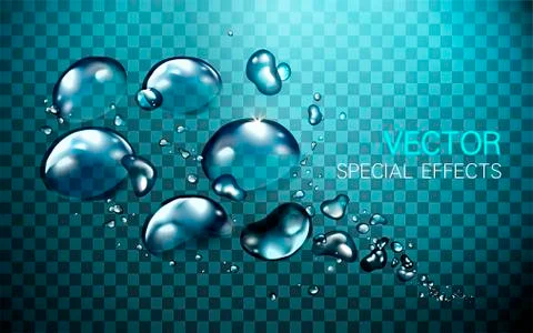 Bubble special effect Illustrazione stock