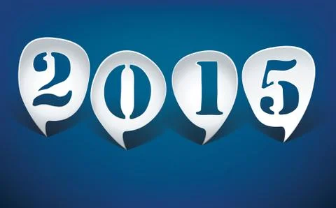 Bubble speech 2015 Stock Illustration