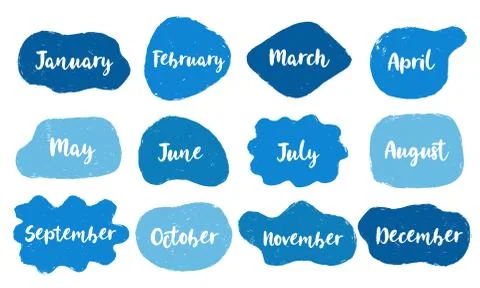 Bubble speech calendar collection communicate. Hand drawn doodle. Stock Illustration
