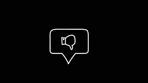 Bubble speech cartoon animation Video stock 154545118