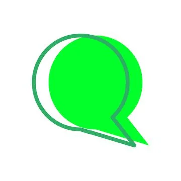 Bubble speech cloud vector communication icon comic message. Cartoon illustra Stockillustratie