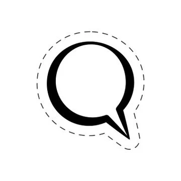 Bubble speech comic talking Stock Illustration