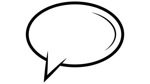 Bubble speech icon, dialogue talk comment, text balloon message chat Stock Illustration