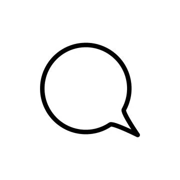 Bubble speech icon Stock Illustration