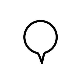 Bubble speech icon Stock Illustration