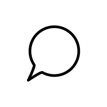 Bubble speech icon Stock Illustration