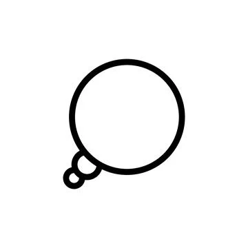 Bubble speech icon Stock Illustration