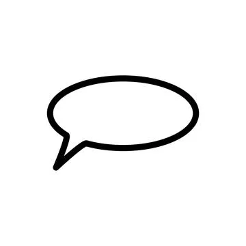 Bubble speech icon Stock Illustration
