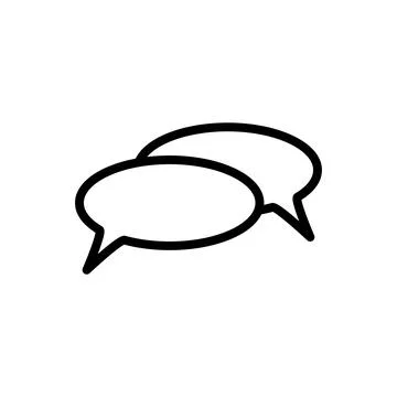 Bubble speech icon Stock Illustration
