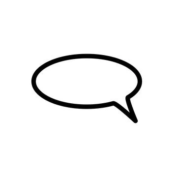 Bubble speech icon Stock Illustration