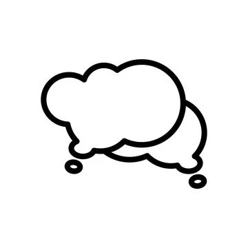 Bubble speech icon Stock Illustration
