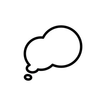 Bubble speech icon Stock Illustration