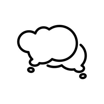 Bubble speech icon Stock Illustration