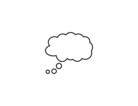 Bubble speech icon. Vector illustration. Flat design. Stockillustratie