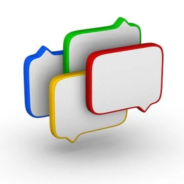 Bubble speech 스톡 일러스트