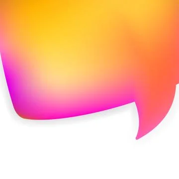 Bubble for speech pink and orange.  + EPS8 Stock Illustration