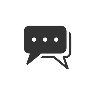 Bubble Speech, Speak Icon Logo Template Illustration Design. Vector EPS 10. Stock Illustration