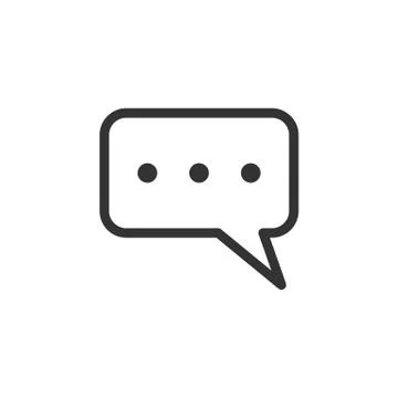Bubble Speech, Speak Icon Logo Template Illustration Design. Vector EPS 10. Stock Illustration