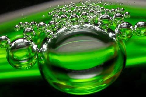 Bubble stampede Stock Photos