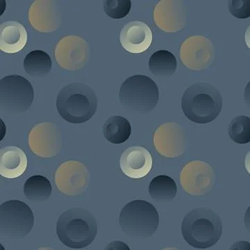 Bubble stone floating seamless pattern 스톡 일러스트