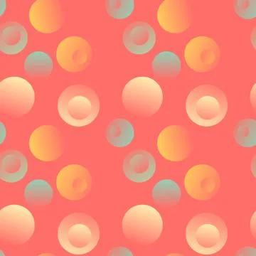 Bubble stone floating seamless pattern Stockillustratie
