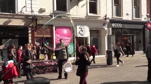 Bubble street 02 스톡 동영상 48269878