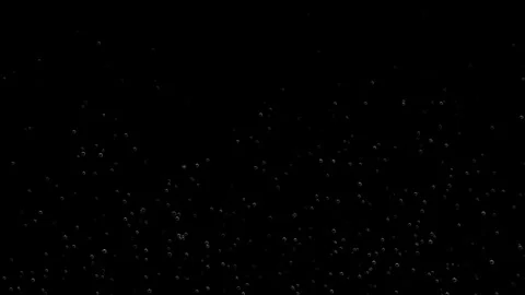 Bubble surges on black background move upwards, 4k, loop Stock Footage 276324647