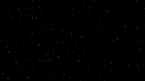 Bubble surges on black background move upwards, 4k, loop Stock Footage 276324965