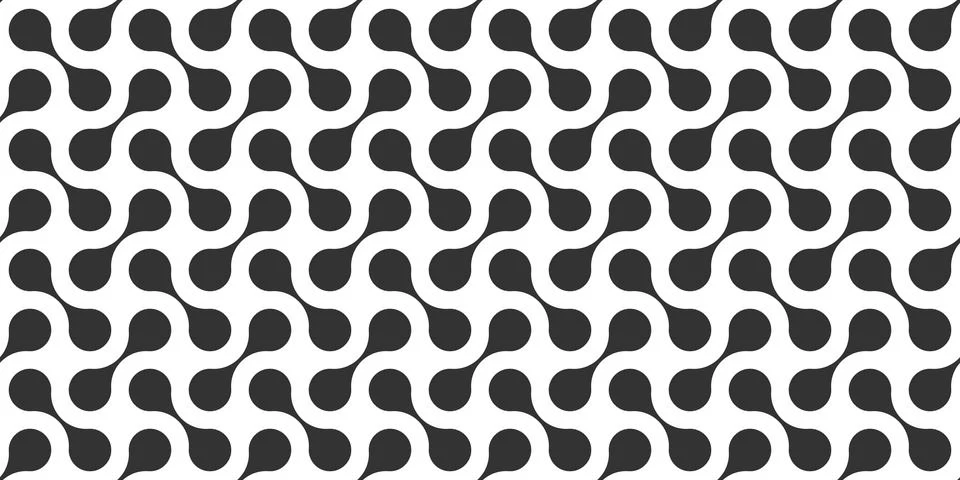 Bubble Swirl Seamless Vector Pattern Stockillustratie