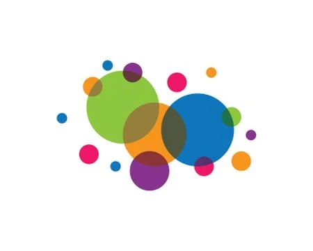 Bubble symbol illustration Stock Illustration