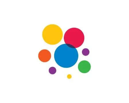 Bubble symbol illustration Illustrazione stock