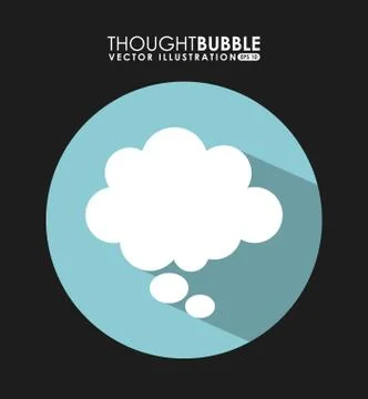 Bubble talk design, vector illustration eps10 graphic Stock Illustration