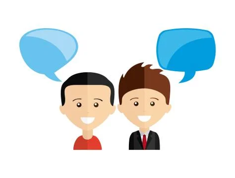 Bubble talk design, vector illustration eps10 graphic Stock Illustration