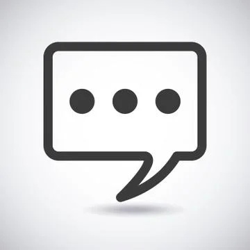 Bubble talk design, vector illustration eps10 graphic Stock Illustration