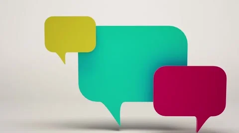 Bubble talk Stock Footage 53574785