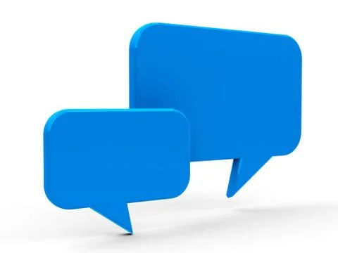 Bubble talk Stock Illustration