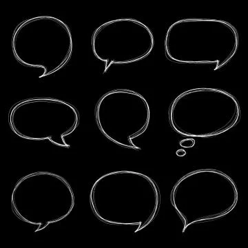 Bubble talk Stock Illustration