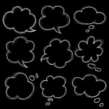 Bubble talk Stock Illustration