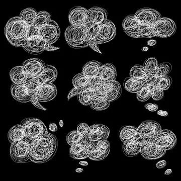 Bubble talk Stock Illustration