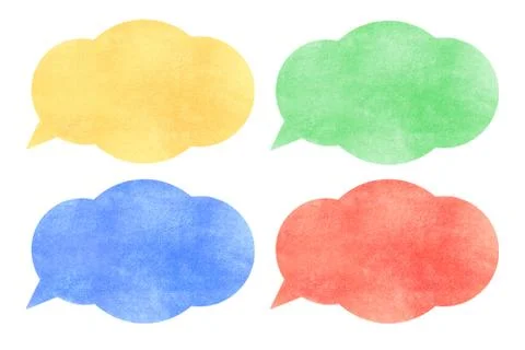 Bubble talk tag on white background7 Illustrazione stock