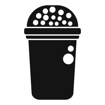 Bubble tea cup with tapioca balls showing bubble tea culture 스톡 일러스트